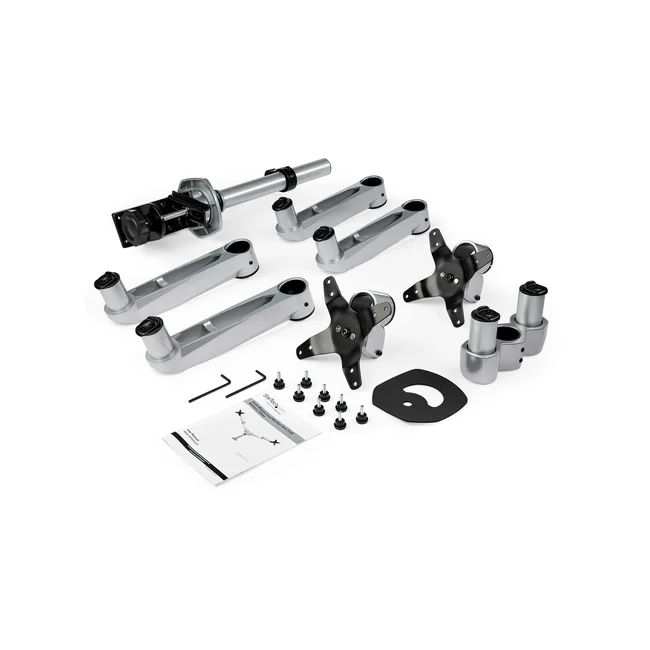 StarTech.com Brazo Articulado Prémium para Dos Monitores de hasta 30" - Soporte VESA de Altura Ajustable - Montaje Mordaza/Ojal en Escritorio - con Rotación, Inclinación y Giro - Plata image 21
