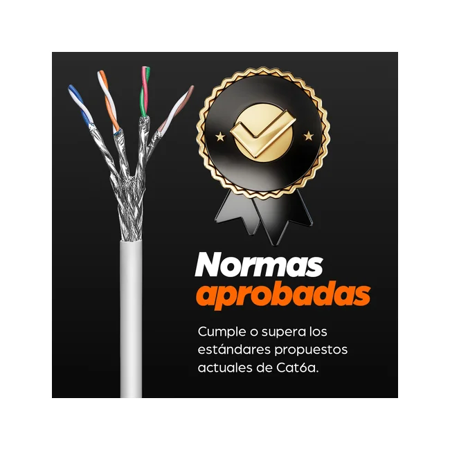Intellinet Bobina de Cable UTP Cat6a, Sуlida, 100% cobre, CM image 8