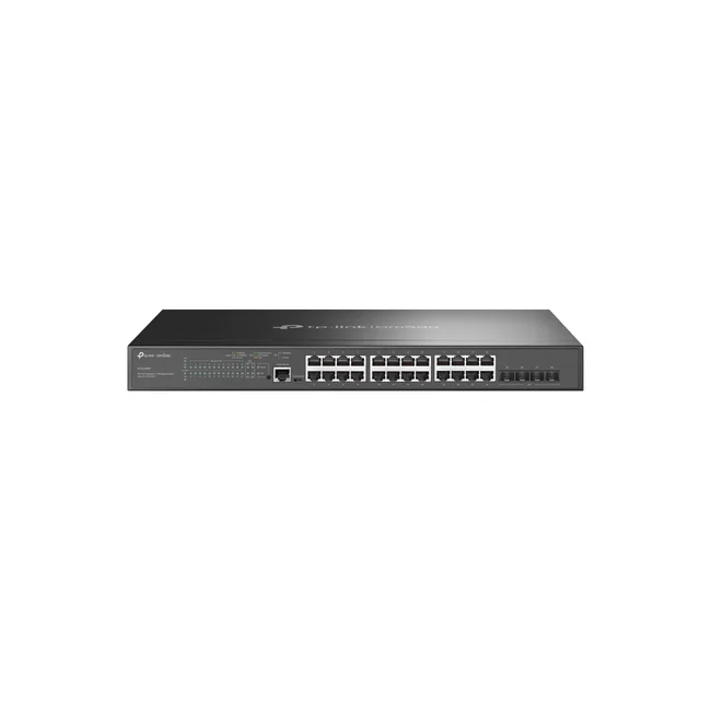 TP-Link Omada SG3428MP dispositivo de redes Gestionado L2+ Gigabit Ethernet (10/100/1000) Energía sobre Ethernet (PoE) 1U Negro
