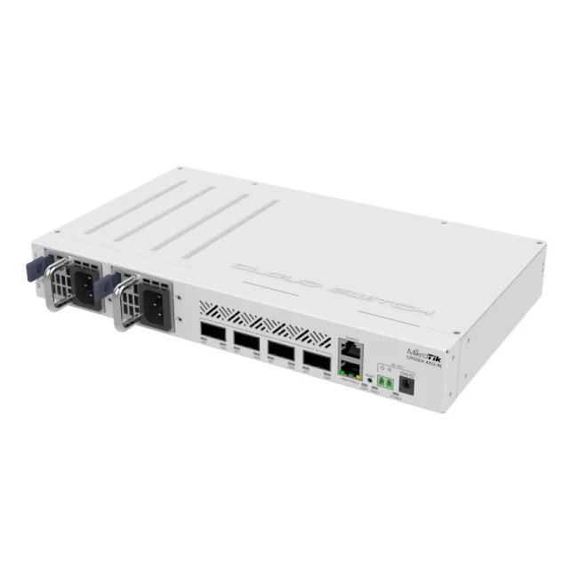 Mikrotik CRS504-4XQ-IN dispositivo de redes Gestionado Fast Ethernet (10/100) Energía sobre Ethernet (PoE) Blanco image 2