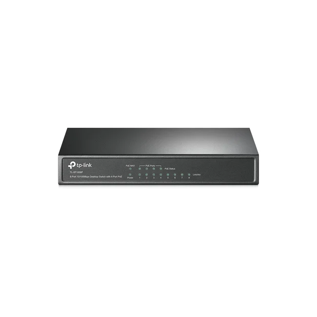 TP-Link TL-SF1008P dispositivo de redes No administrado Fast Ethernet (10/100) Energía sobre Ethernet (PoE) Oliva image 2