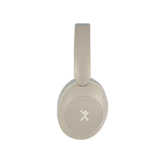 Perfect Choice PC-117148 audífono y auriculare Audífonos Inalámbrico y alámbrico Diadema Música USB Tipo C Bluetooth Beige, Gris image 6