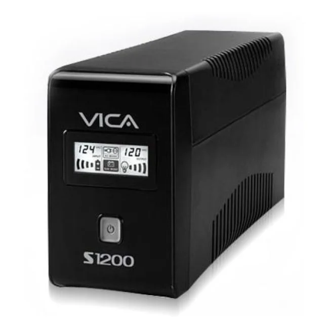 Vica S1200 sistema de alimentación ininterrumpida (UPS) 1.2 kVA 600 W 6 salidas AC