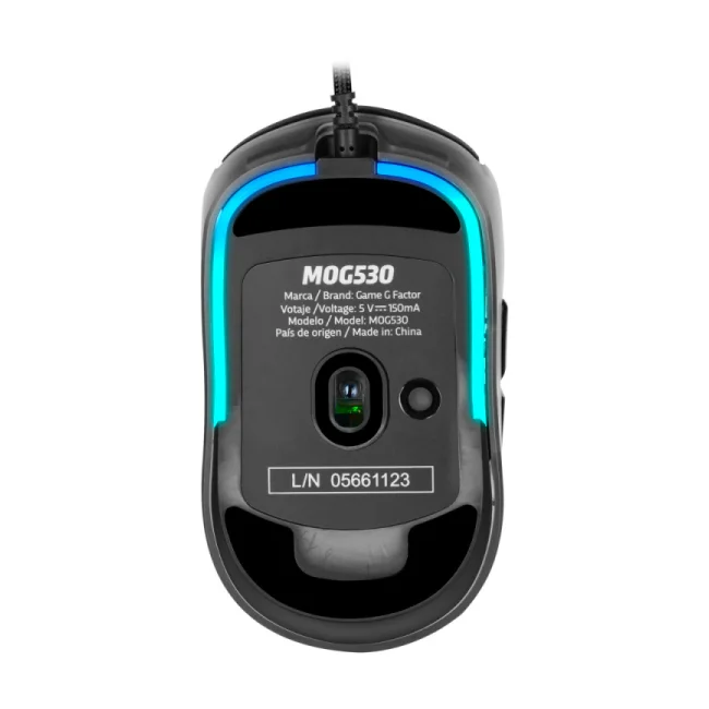 Game Factor MOG530-BK ratón Juego Ambidiestro USB tipo A 12000 DPI image 6