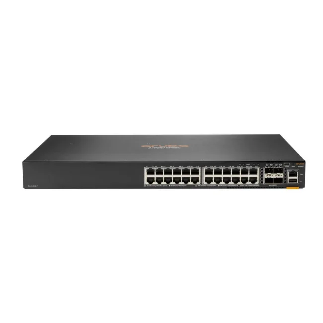 Aruba CX 6200F 24G Class-4 PoE 4SFP+ 370W Gestionado L3 Gigabit Ethernet (10/100/1000) Energía sobre Ethernet (PoE) 1U