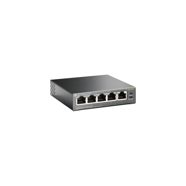 TP-Link TL-SF1005P dispositivo de redes No administrado Fast Ethernet (10/100) Energía sobre Ethernet (PoE) Negro image 10