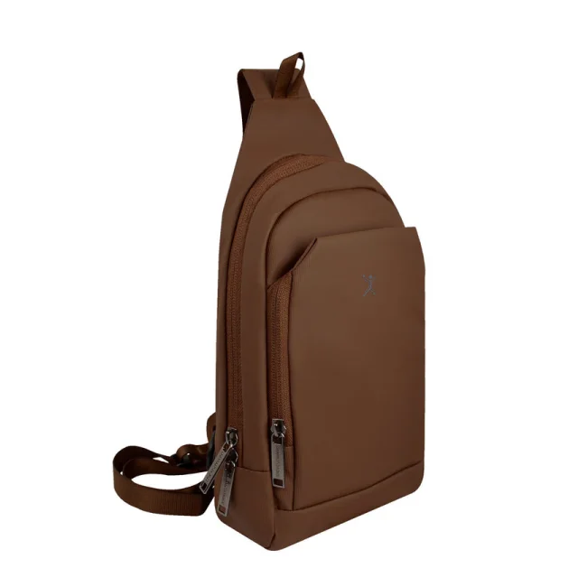 Perfect Choice PC-085027 bolsa de mano y de hombro Poliéster Café Unisex Bolsa cruzada image 4