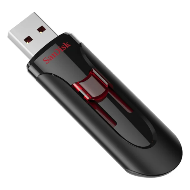 SanDisk UFM 64GB USB CRUZER GLIDE 3.0 unidad flash USB USB tipo A 3.2 Gen 1 (3.1 Gen 1) Negro, Rojo image 2