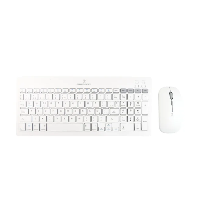 Perfect Choice PC-201380 teclado Ratón incluido Universal RF inalámbrico + bluetooth Blanco image 4