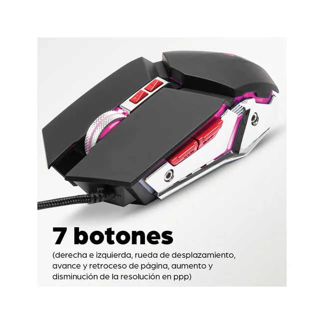 Manhattan Mouse óptico Gaming LED con cable image 16