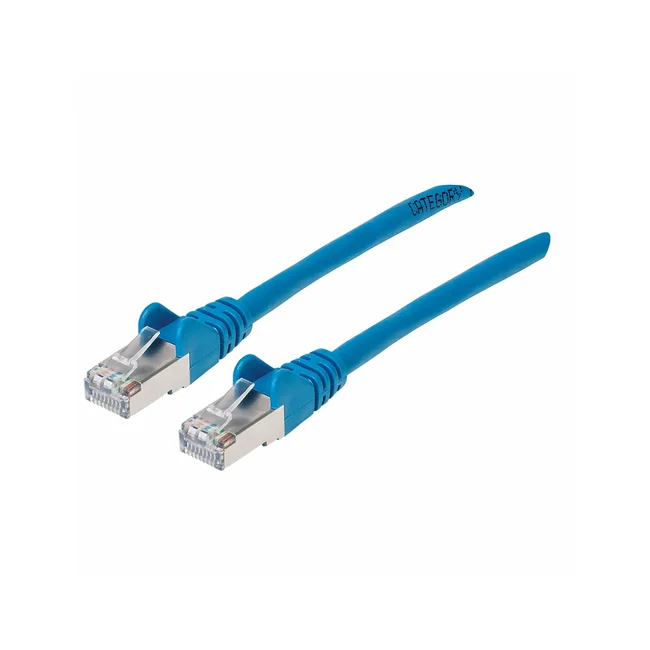 Intellinet Cable de Red Cat6a S/FTP, 7.6 m, Azul