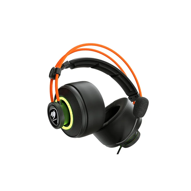 COUGAR 3H700U50C.0004 audífono y auriculare Auriculares Alámbrico Diadema Juego Negro, Naranja image 7