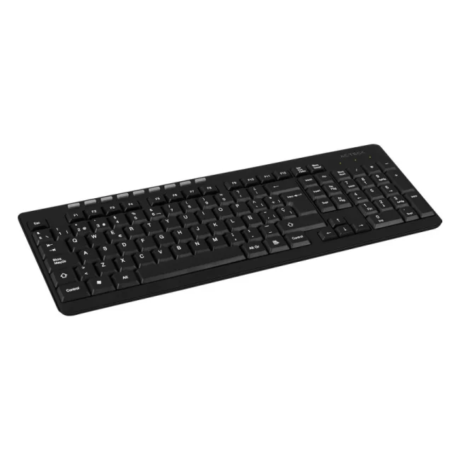 Acteck TM100 teclado RF inalámbrica + USB QWERTY Negro image 9
