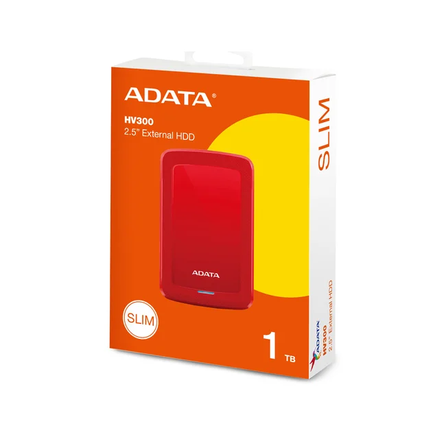ADATA HV300 disco duro externo 1 TB 2.5" 3.2 Gen 1 (3.1 Gen 1) Rojo image 6