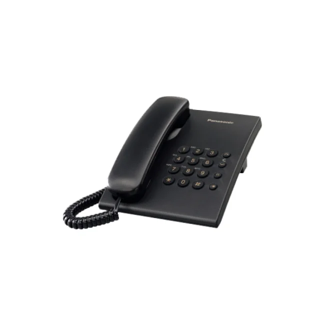 Panasonic KX-TS500 Teléfono analógico Identificador de llamadas Negro