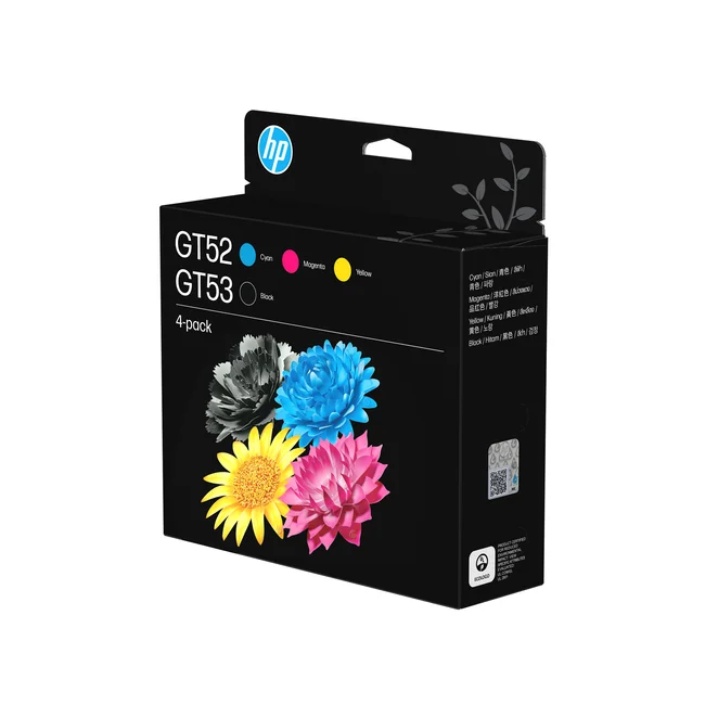 HP Combo de botella de tinta GT53/GT52, pack de 4 image 12