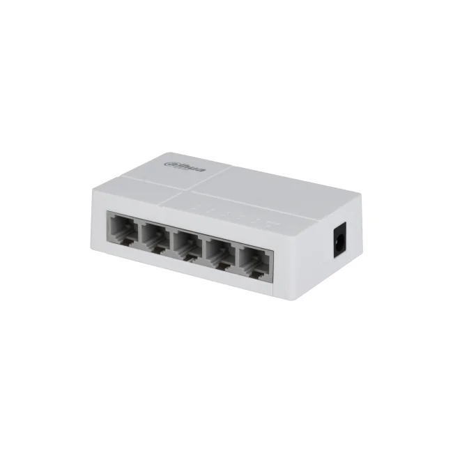 Dahua Technology PoE DH-SF1005L dispositivo de redes No administrado Fast Ethernet (10/100) Energía sobre Ethernet (PoE) Escritorio Gris claro