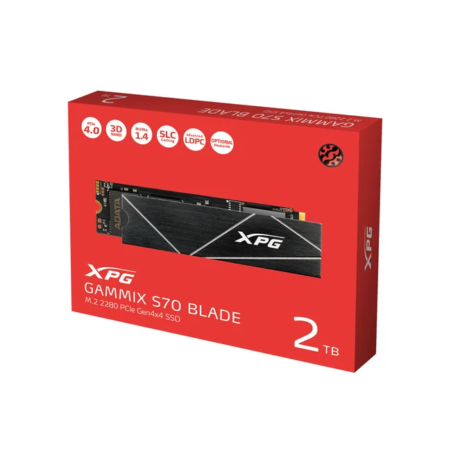 XPG GAMMIX S70 Blade 2 TB M.2 PCI Express 4.0 NVMe 3D NAND image 8