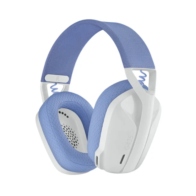 Logitech G G435 Auriculares Inalámbrico Diadema Juego Bluetooth Lila, Blanco image 2