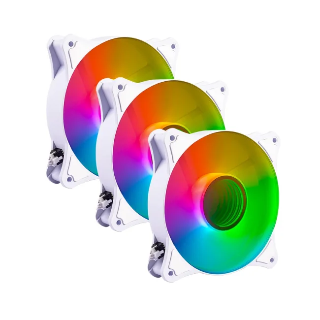 Balam Rush Eolox Blaze EX90KW Gabinete de la computadora Enfriador de aire 12 cm Blanco image 2