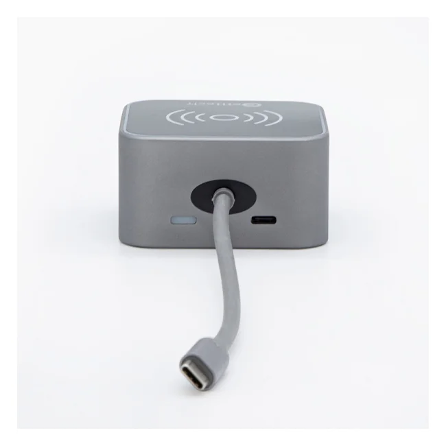 Getttech GHW-69401 nodo concentrador USB 3.2 Gen 1 (3.1 Gen 1) Type-C Negro, Plata image 4