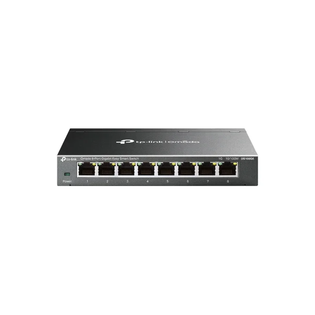 TP-Link Omada DS108GE dispositivo de redes No administrado Gigabit Ethernet (10/100/1000) Negro