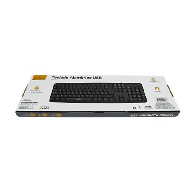 Perfect Choice PC-201038 teclado USB QWERTY Inglés Negro image 12