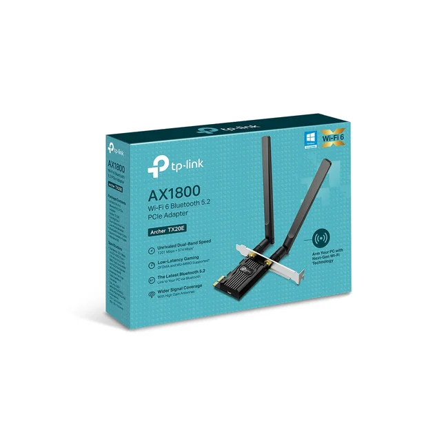 TP-Link Archer TX20E Interno WLAN / Bluetooth 1800 Mbit/s image 7