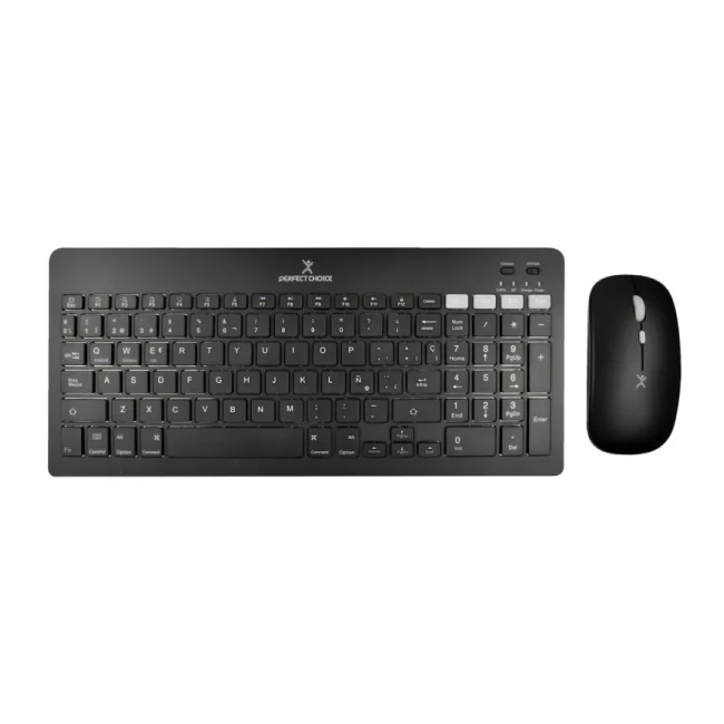 Perfect Choice PC-201373 teclado Ratón incluido Universal RF inalámbrico + bluetooth Negro image 4