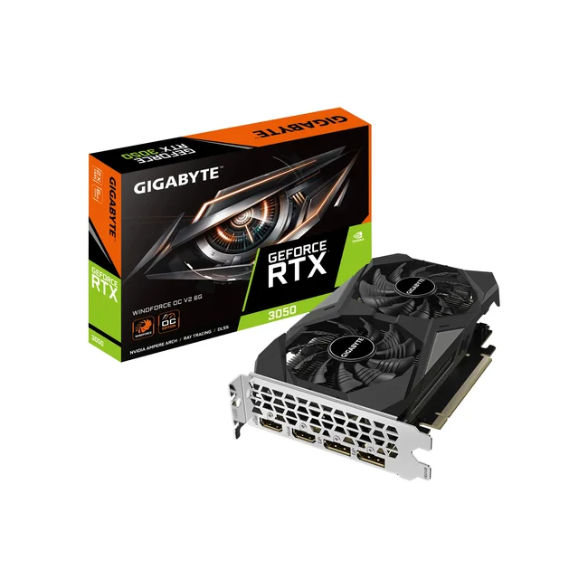 GIGABYTE GeForce RTX 3050 WINDFORCE OC V2 6G NVIDIA 6 GB GDDR6 image 3