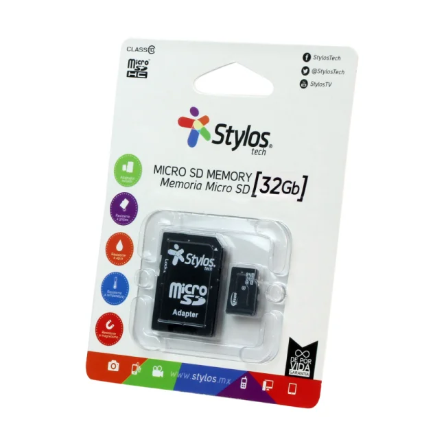 Stylos STMS321B memoria flash 32 GB MicroSDHC Clase 10