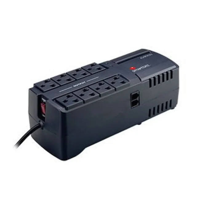 Smartbitt SBAVR2200 regulador de voltaje 8 salidas AC 95-150 V Negro image 3