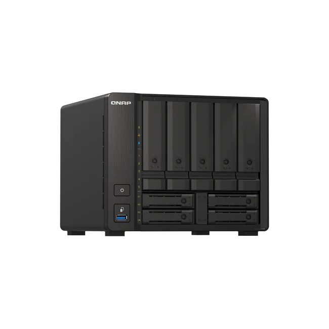 QNAP TS-h973AX NAS Tower Ryzen Embedded V1500B 8 GB DDR4 0 TB QuTS hero Negro image 9
