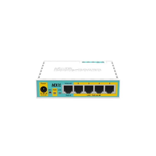 Mikrotik hEX PoE lite enrutador Ethernet rápido Blanco image 3