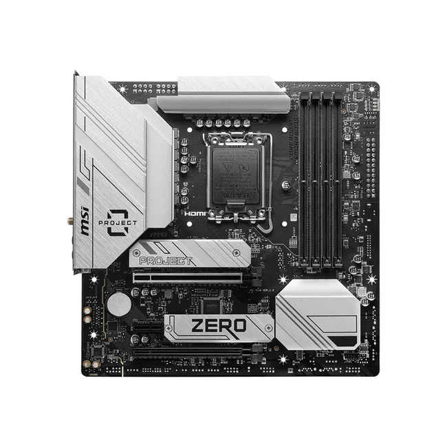 MSI B760M PROJECT ZERO placa base Intel B760 LGA 1700 Micro ATX image 4