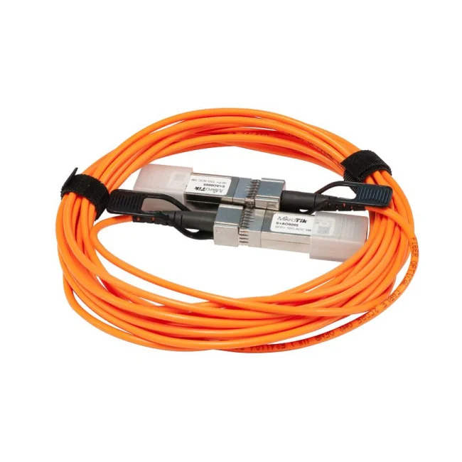 Mikrotik S+AO0005 InfiniBand/fibre optic cable 5 m SFP+ Naranja