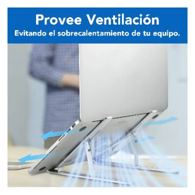 BRobotix 263564 soporte para laptop Soporte para computadora portátil Aluminio image 11