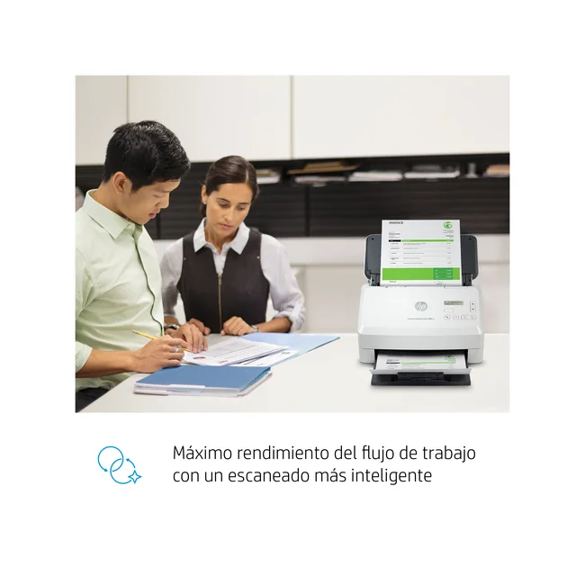 HP ScanJet Enterprise Flow 5000 s5 Escáner alimentado con hojas 600 x 600 DPI A4 Blanco image 6