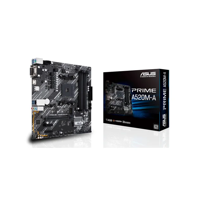 ASUS PRIME A520M-A II/CSM AMD A520 Enchufe AM4 Micro ATX
