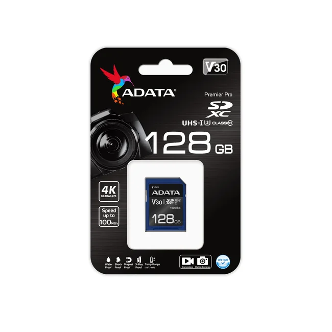 ADATA ASDX128GUI3V30S-R memoria flash 128 GB SDXC UHS-I Clase 10 image 4