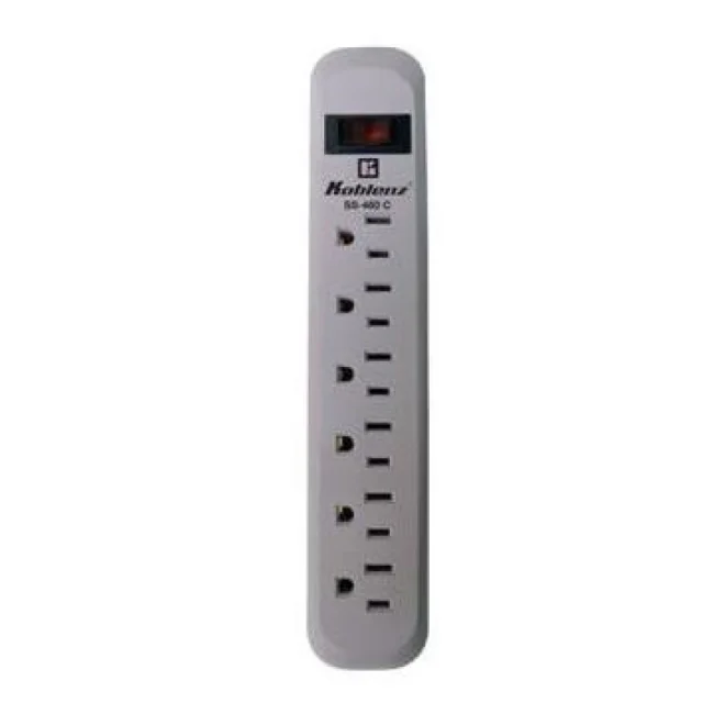 Koblenz SS-460 C supresor de picos Gris 6 salidas AC 120 V 0.9 m image 2