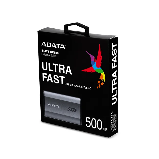 ADATA SE880 500 GB USB Tipo C 3.2 Gen 2 (3.1 Gen 2) Wifi Gris image 7