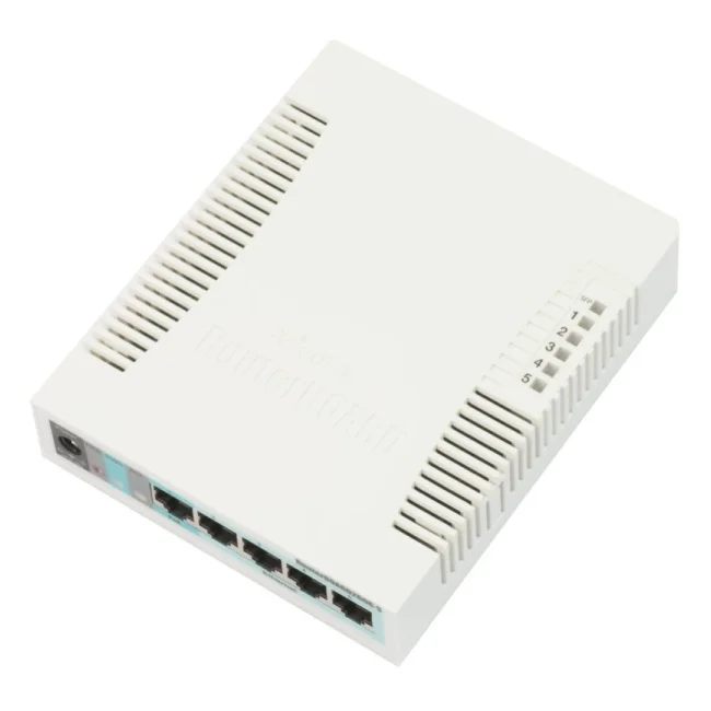 Mikrotik RB260GS Gigabit Ethernet (10/100/1000) Energía sobre Ethernet (PoE) Blanco