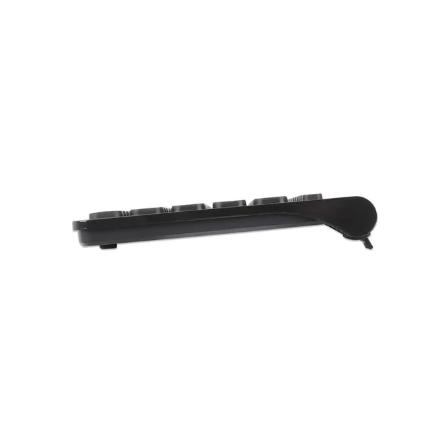 Manhattan Mini teclado USB inalámbrico, 12 teclas multimedia/funcionales, nano receptor USB-A, compacto, formato de perfil delgado, para PC y laptops, negro image 12