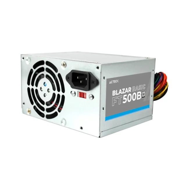 Acteck AC-938150 unidad de fuente de alimentación 500 W 20+4 pin ATX ATX Plata