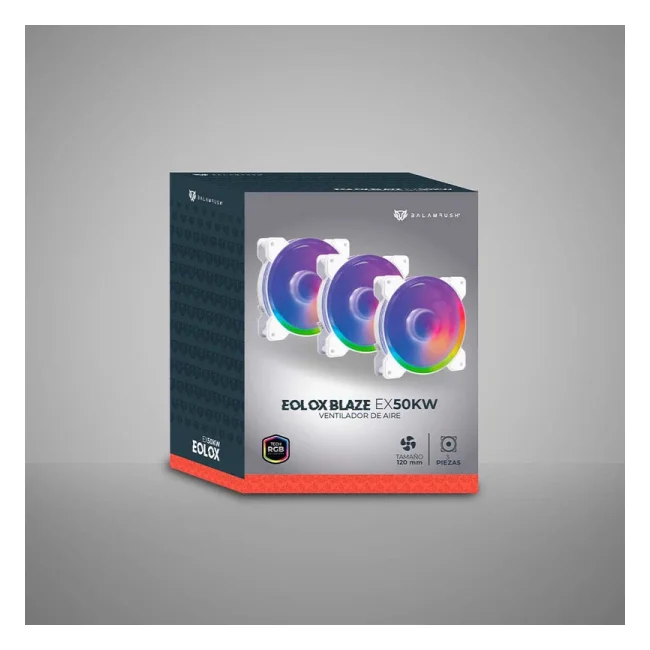 Balam Rush Eolox Blaze EX50KW Gabinete de la computadora Enfriador de aire 12 cm Blanco 1 pieza(s) image 7
