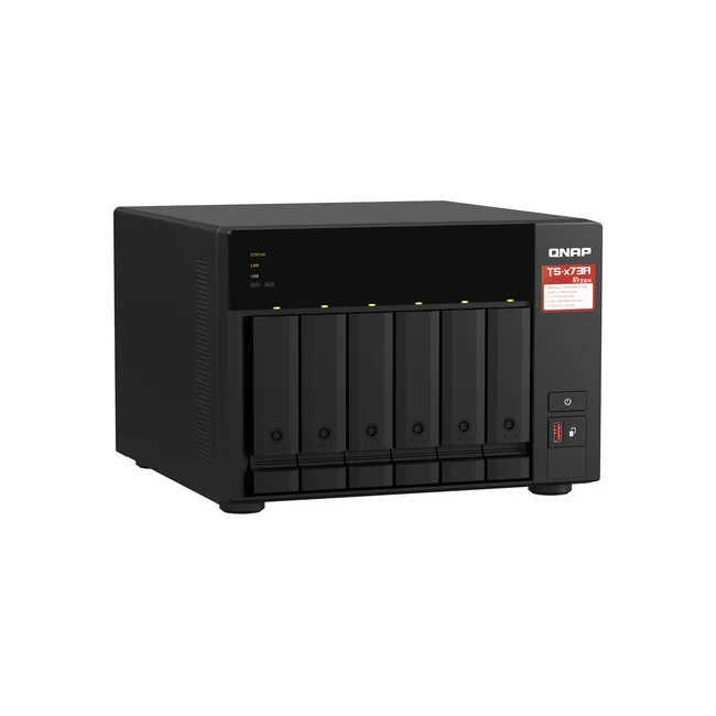 QNAP TS-673A NAS Tower Ryzen Embedded V1500B 8 GB DDR4 0 TB QNAP Turbo System Antracita image 7