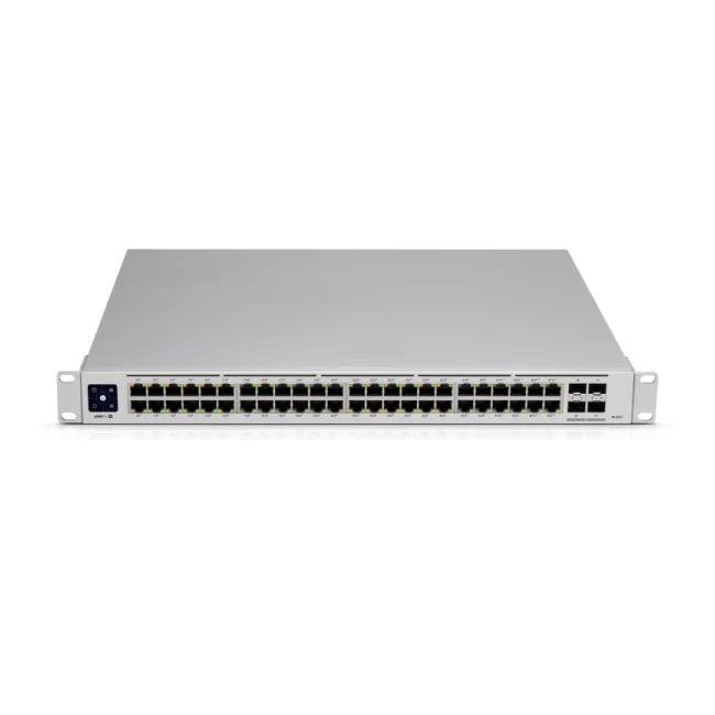 Ubiquiti UniFi Pro 48-Port PoE Gestionado L2/L3 Gigabit Ethernet (10/100/1000) Energía sobre Ethernet (PoE) 1U Plata image 10