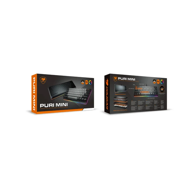 COUGAR PURI MINI teclado Juego USB QWERTY Inglés Negro image 15