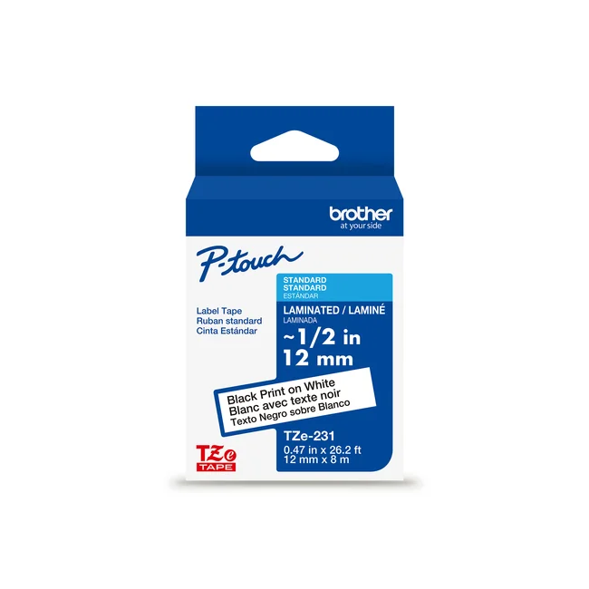 Brother TZe-231G cinta para impresora de etiquetas Negro sobre blanco